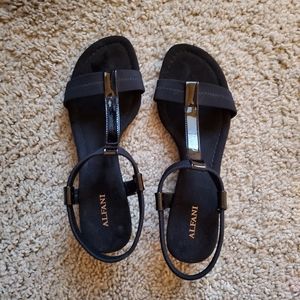 Alfani black wedge heels